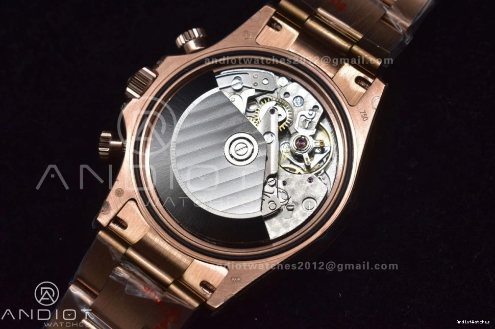 on TWF Edition Bracelet RG 428 Dial Black Crystal Rainbow YG 116595RBOW Best A Daytona Classic 0719